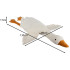 Plīša zoss rotaļlieta 130cm Kruzzel 24720