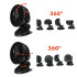 Bezvadu ventilators melns Ruhhy 25567