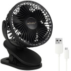 Bezvadu ventilators melns Ruhhy 25567