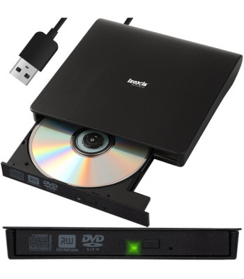 Ārējais CD/DVD diskdzinis un rakstītājs IZOXIS 26083
