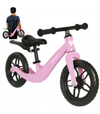 Rozā balansa velosipēds bērniem Kruzzel 25768, 12