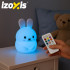 Nakts lampa RGB ar tālvadības pulti - trusis Izoxis 26204