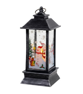 Ziemassvētku LED laterna, sudraba, Ruhhy 26755