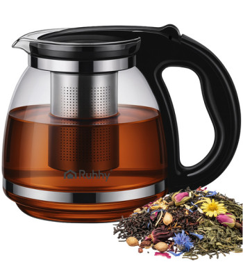 Stikla tējkanna ar infuzoru RUHHY 26066, 2L