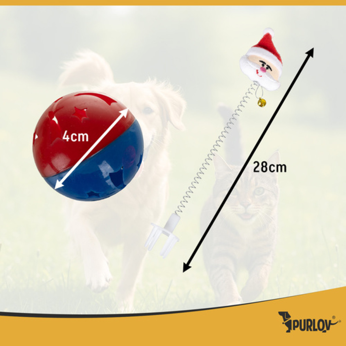 Kaķu rotaļlietu komplekts Purlov 26380