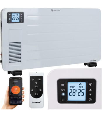 Elektriskais radiators ar Wi-Fi un tālvadības pulti 2300 W, KAMINER ZIFLO