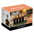 LED sveces 12 gabali 15cm Ruhhy 26382