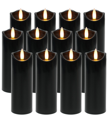 LED sveces 12 gabali 15cm Ruhhy 26382