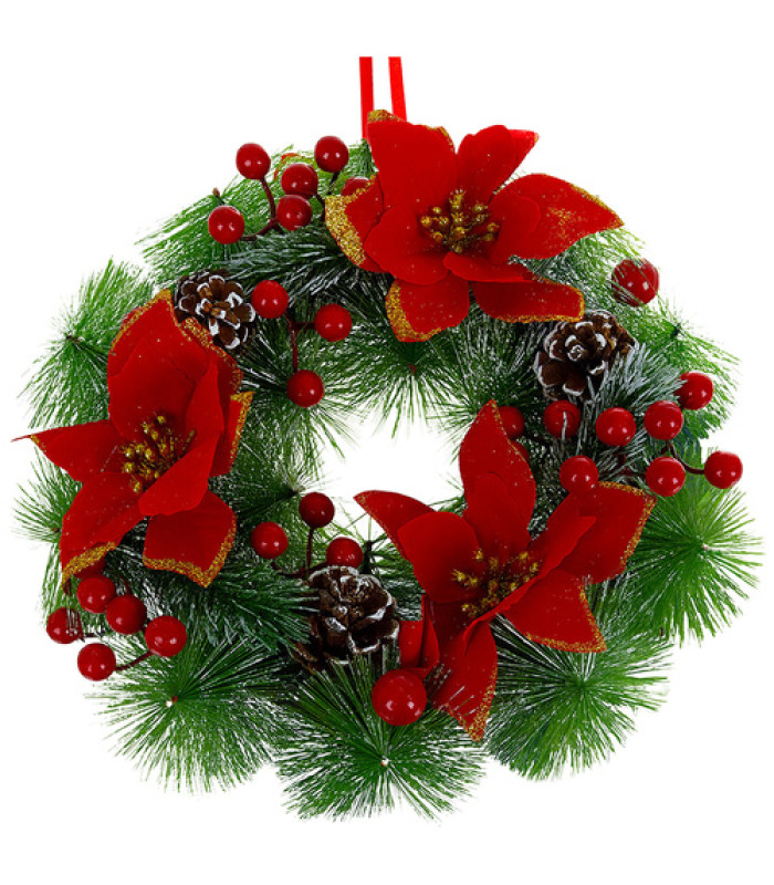 RUHHY Ziemassvētku vainags 30cm