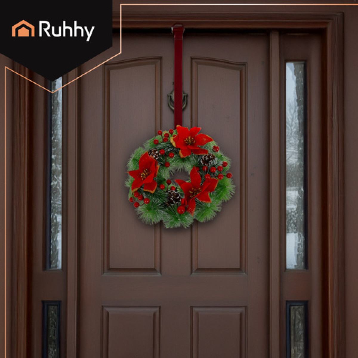 RUHHY Ziemassvētku vainags 30cm
