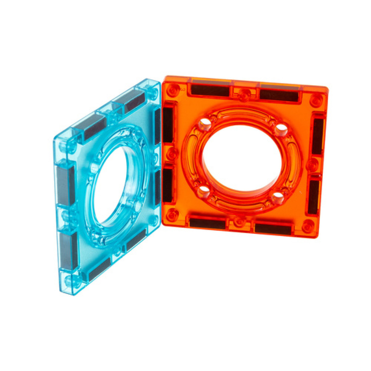 Magnētiskās klucīši - bumbiņu trase 96 gab.