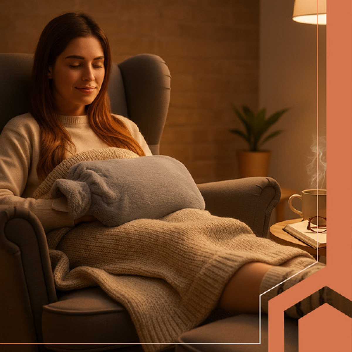 Termofors gumijas 3,5L Ruhhy ar plīša pārvalku