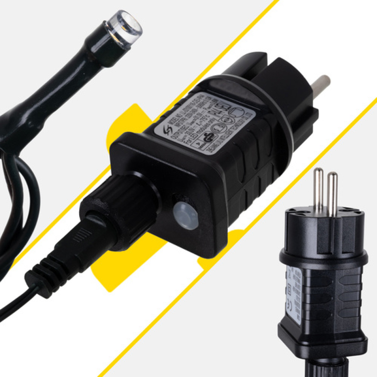 Lampas ar LED 500, 35m, silti balts Izoxis 24898