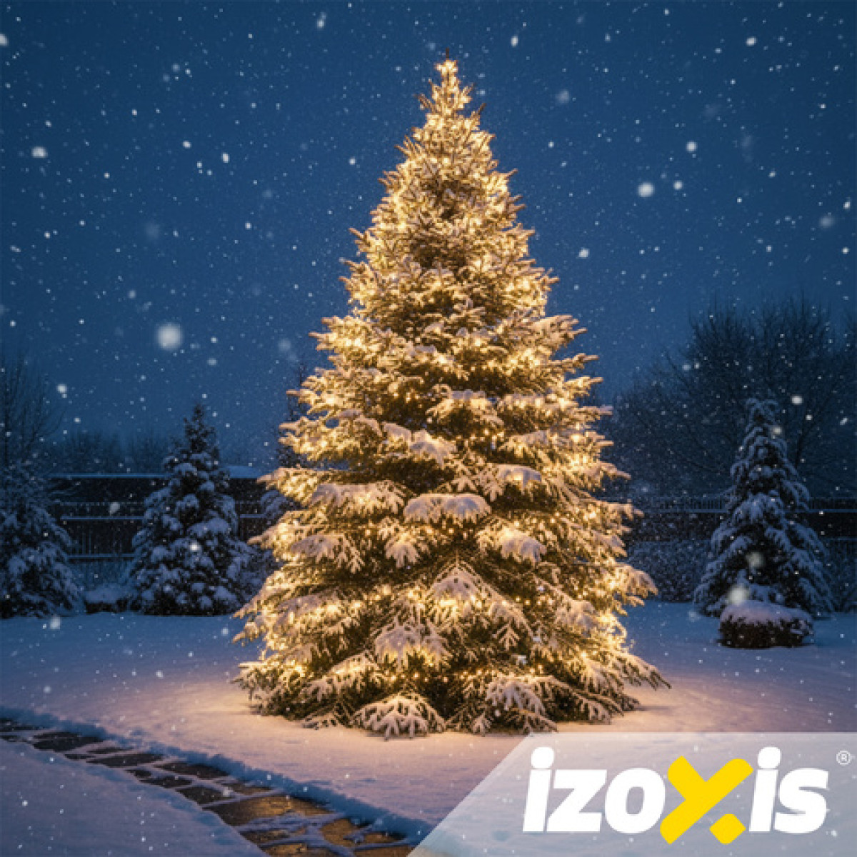 Lampas ar LED 500, 35m, silti balts Izoxis 24898