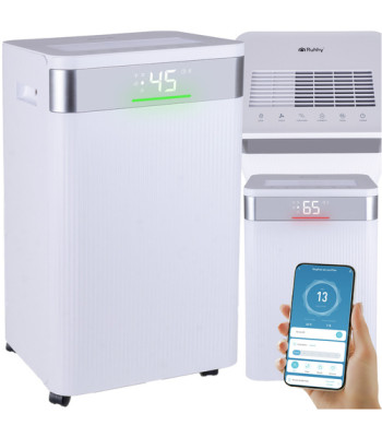 Gaisa sausinātājs ar WiFi, higrostatu un taimeri – 20 l/24 h, 4,3 l, Brisoo 2000 Ruhhy 26801
