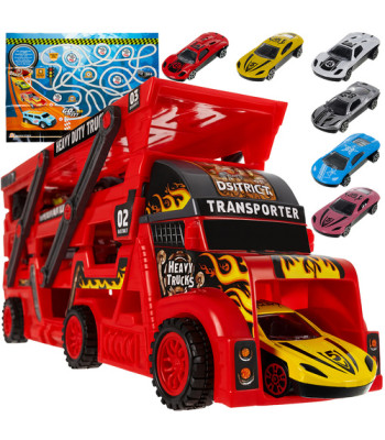 Kravas auto TIR ar 6 automašīnām 26303
