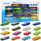 Krāsainas Metāla Automašīnas 16 Gab. Bērniem