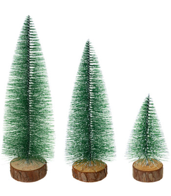 Mini Ziemassvētku eglītes Ruhhy, komplekts 3 gab., 28 cm, 21,5 cm, 11,5 cm, 27091
