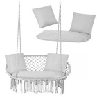 Dubultā šūpuļkrēsla spilvens - pelēks Gardlov