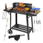 kaminer dārza ogļu grils ar iesmu 93x41x86 cm