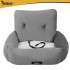 purlov suņu auto sēdeklis s 44 x 35 x 30 cm pelēks
