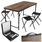 saliekams dārza galds gardlov ar 4 krēsliem