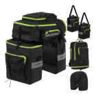 trizand ūdensizturīga velosipēda soma 65 l 3 vienā