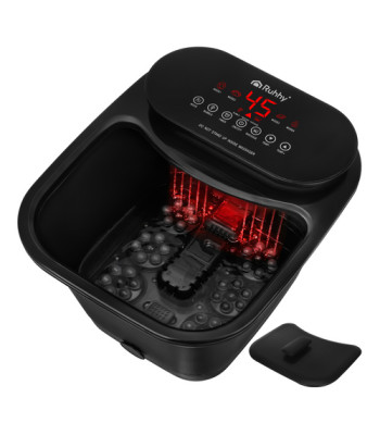 Kāju masāžas vanna ar ūdens sildīšanu, hidromasāžu, rullīšiem un ūdens kaskādi 550 W Ruhhy 26894