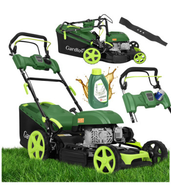 Benzīna zāles pļāvējs ar piedziņu GARDLOV DriveXPro 196cc 4w1 51 cm 60L