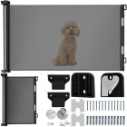 izvelkamie drošības vārti durvīm ruhhy pelēki