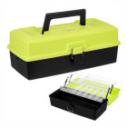 trizand makšķerēšanas piederumu kaste 33 cm organizators ar 2 plauktiem un 11 nodalījumiem