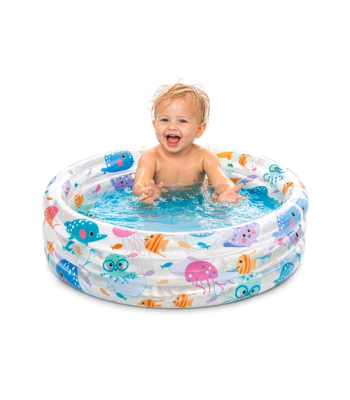 Piepūšamais bērnu baseins ar jūras dzīvniekiem INTEX 57106NP, 61 x 22 cm, 28 l