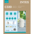 intex krystal clear c330 filtrācijas sūknis 1250 l/h 26602np