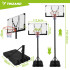 trizand regulējams brīvi stāvošs mobilais basketbola grozs 305 cm