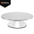 Rotējoša metāla kūku plate Ruhhy no nerūsējošā tērauda kūkām un tortēm, 20 kg, 30 cm