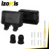 izoxis dubultā āra kontaktligzda ip66 230–250 v 16 a 16,8 x 11 x 9,6 cm