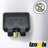 izoxis dubultā āra kontaktligzda ip66 230–250 v 16 a 16,8 x 11 x 9,6 cm