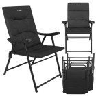 saliekamie tūrisma krēsli trizand 59x70x91 cm, 2 gab.