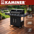 gāzes grils varen black 5.0 kaminer 4+1 17 kw