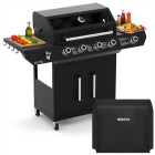 gāzes grils varen black 5.0 kaminer 4+1 17 kw