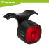 trizand sarkanais aizmugurējais velosipēda lukturis led usb-c ip66
