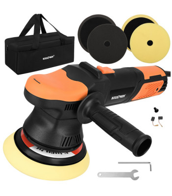 Automobiļu pulētājs Bigstren 900 W dual action ar apgriezienu regulēšanu 125/150 mm