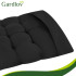 gardlov stepēts spilvens dārza zviļņiem 180x56x9 cm melns