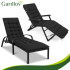 gardlov stepēts spilvens dārza zviļņiem 180x56x9 cm melns