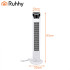 Torņa ventilators Ruhhy ar tālvadības pulti, balts, 83 cm