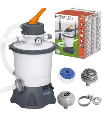 Smilšu filtrācijas sūknis peldbaseiniem Bestway 3028 l/h 58515