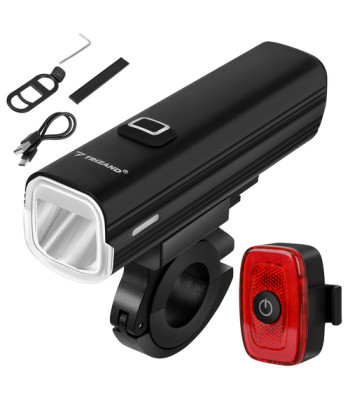Velosipēda LED lampa ar aizmugurējo lukturi, Trizand, 1000 lm