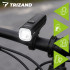 trizand led velosipēda lukturu komplekts 1000 lm priekšā un aizmugurē ar usb-c 4800 mah