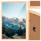 Koka fotoattēlu rāmis Ruhhy plakātiem un puzlēm 70x50 cm