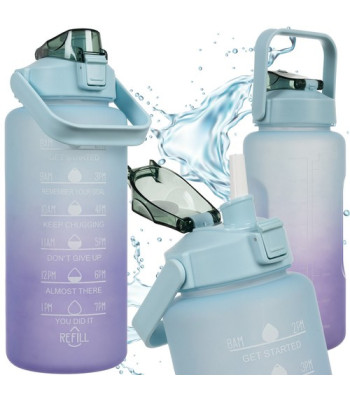 Motivējoša ūdens pudele – bidons, Trizand 24496, 2 l
